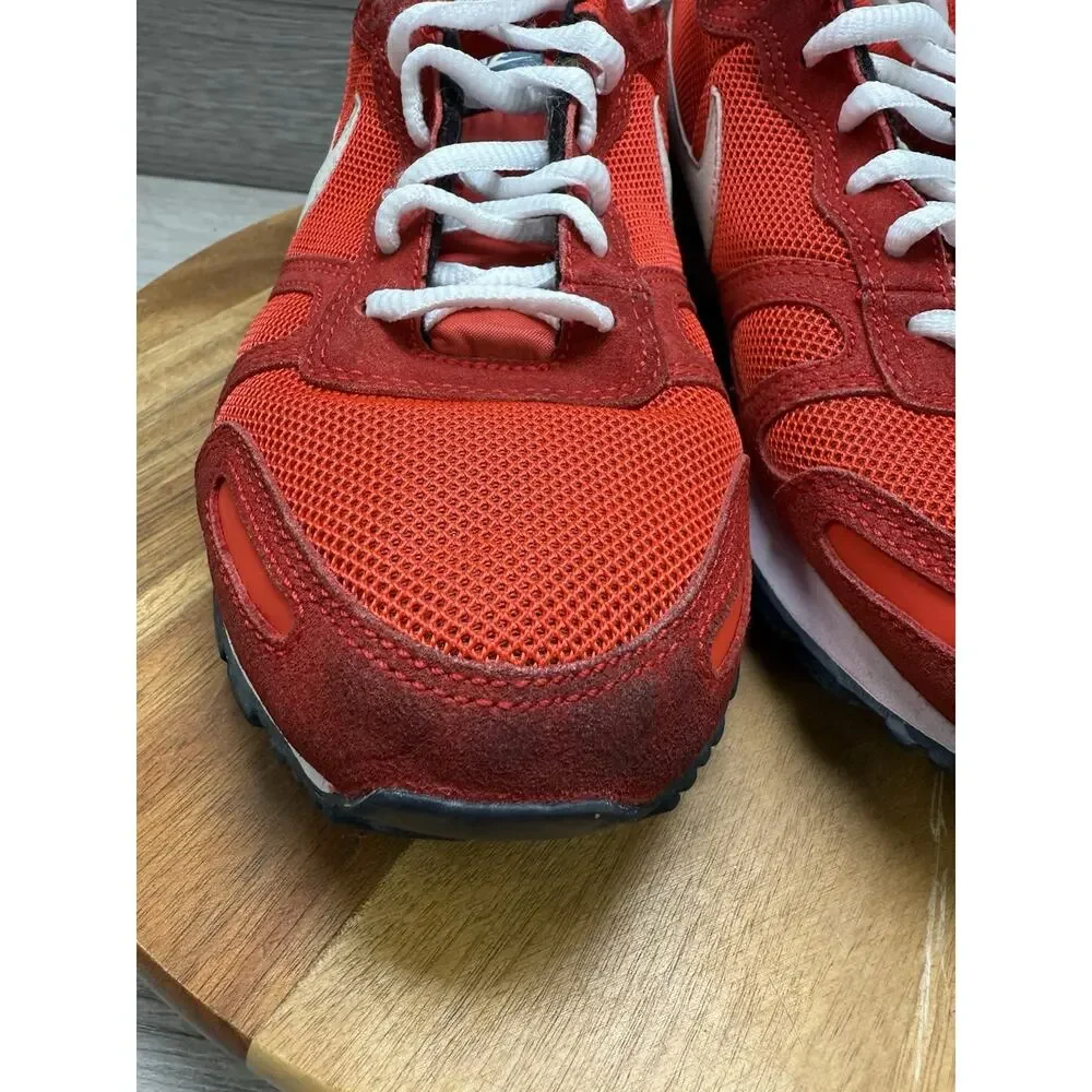 Nike Air Waffle Trainer Red Suede Leather Casual Sneaker Men’s Size 9